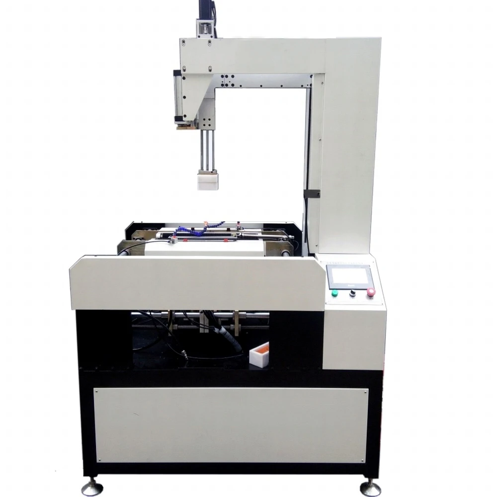 Semi-auto rigid box forming machine/gift box making wrapping machine/box folding machine with auto adjust