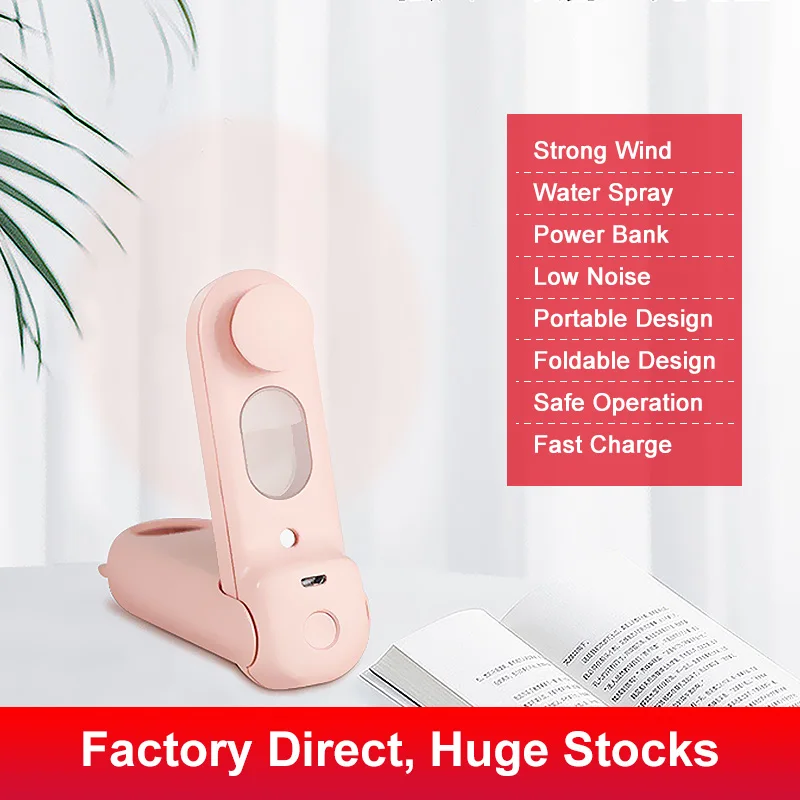 Gonlink Brand New Mini Charging Kitty Mini Fan with High Quality Small Fan