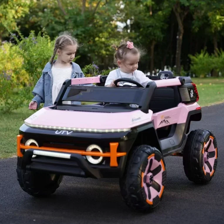 Высококачественный Детский Электрический автомобиль Utv 2 местный hebei ездить на автомобиле с дистанционным управлением