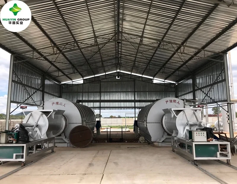 
China advanced small pyrolysis systems Waste plastic to diesel device 