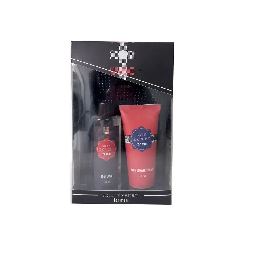 factory wholesale private label Hot Selling spa gift set family travel Body Wash Hand Cream Bath Gift Set for men