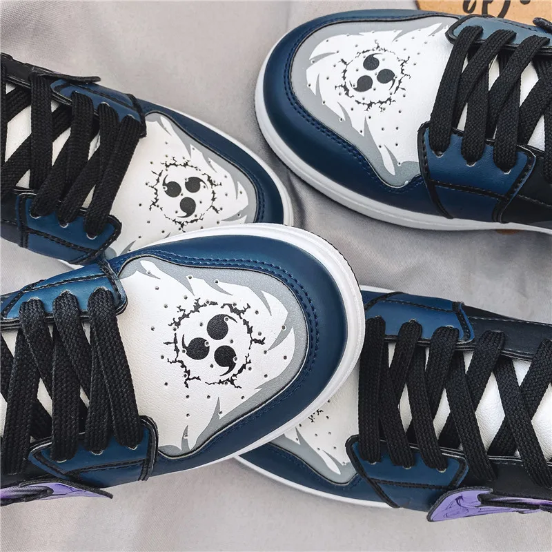 Ziitop Fashion Sneakers Unisex 3D Narut Anime Shoes  For Girls Sasuke Uchiha  Retro Brand Men Skateboard Shoes Men Casual Shoes