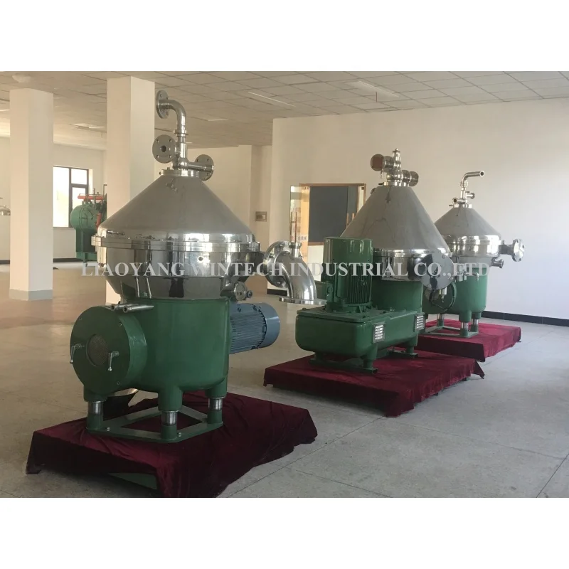 DHNY470 Animal oil processing vertical centrifugal 3 phase disc separator