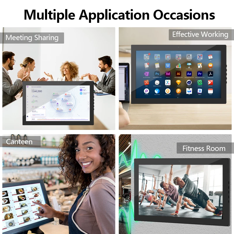 18.5 Inch Touch Monitor Touch Screen Embedded installation IP65 open frame rugged capacitive touch screen monitor