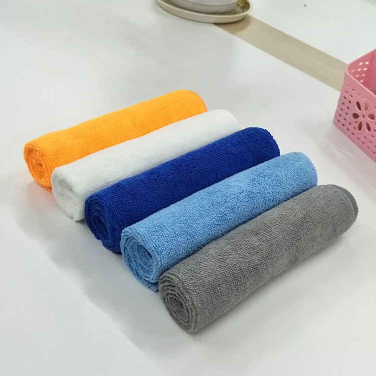 custom microfiber  disposable polyester polyamide car window cleaning dish drying cloths kitchen towel cloth microfibre supplier