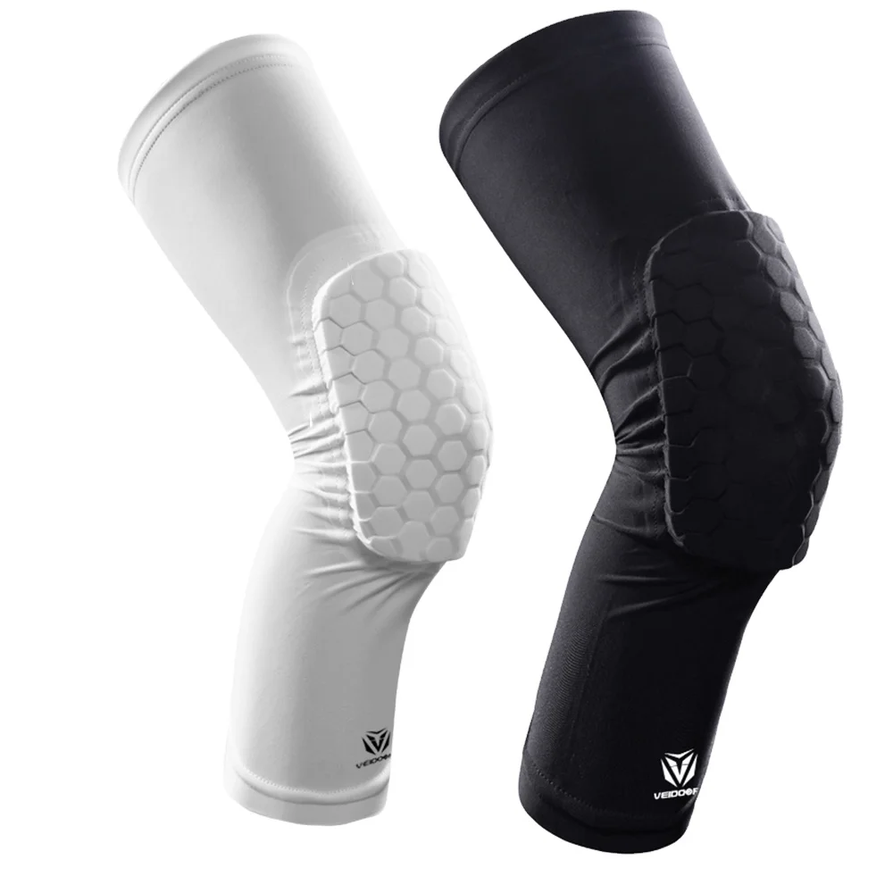 Factory Price Wholesale Compression Basketball Knee Sleeve Support Protector Elastic Kneepad for Sports