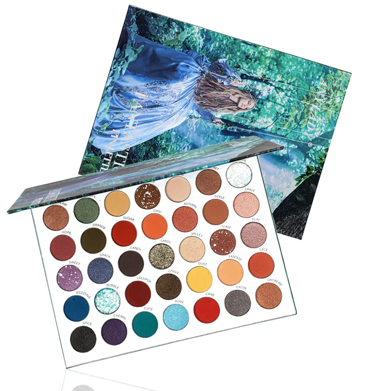 9 Colors Palette Glazed Eyeshadow Private Label Eye Shadow Best Quality Private Label Custom Palette Eyeshadow Pigment