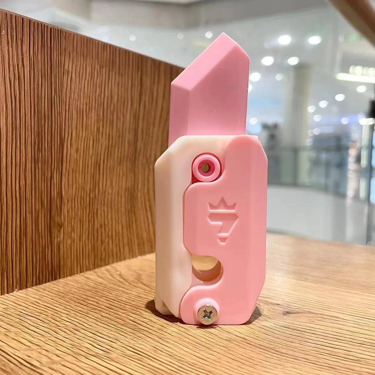 Tiktok hot sale 3D Printing Fidget Knife Plastic Toy Dagger Samurai Sword for Kids Toy Machete 3d gravity radish knife