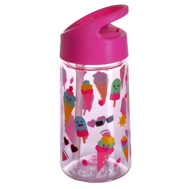 350ML Modern BPA Free Eco-Friendly Tritan Children Water Bottle Kids Straw Baby Sippy Cup Drink Feeding Bottle