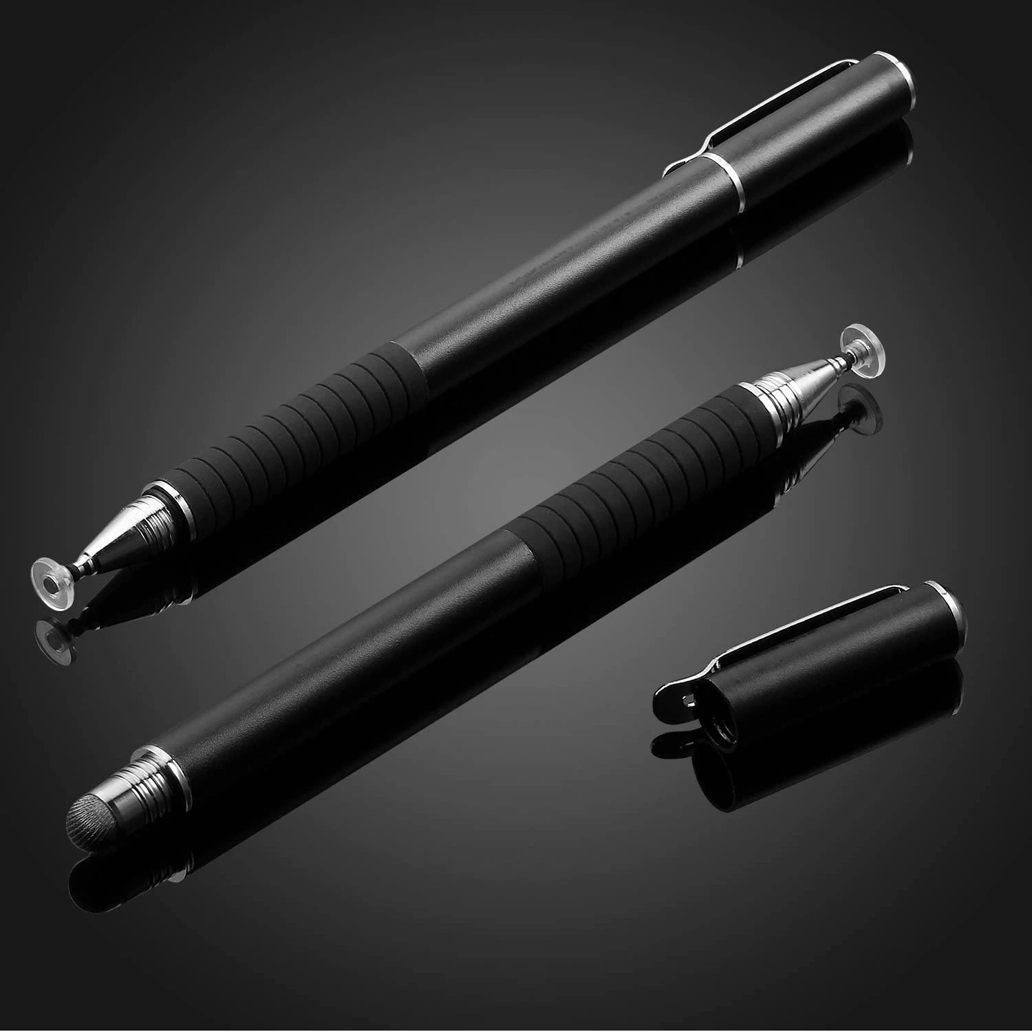
2 in 1 Capacitive Stylus Pen High Sensitivity Disc Tip Series Touch Screen Pen For Smart Phone Tablet For iPad For iPhone 