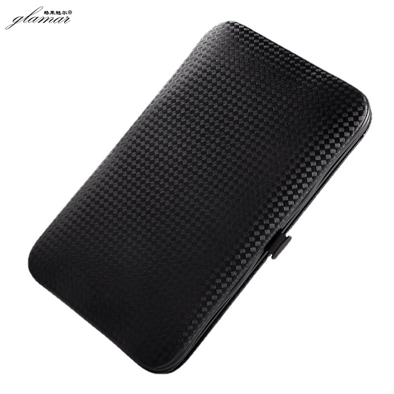 High Quality Luxury Black 18 pcs Manicure Set Stainless Steel Disposable Mens Manicure Set and Cutter nail Makeup Tool Sets