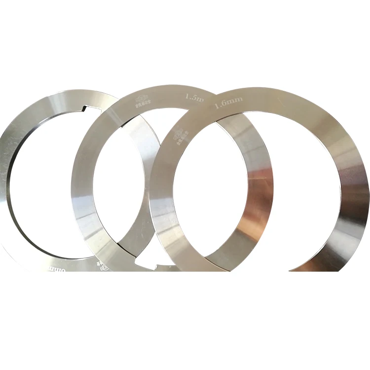 
Slitting circular slitter blades dished top knife machine gasket 