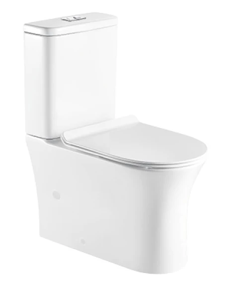 European Style New Design Floor Standing Rimless Washdown Ceramic Toilet with Optional Accessories