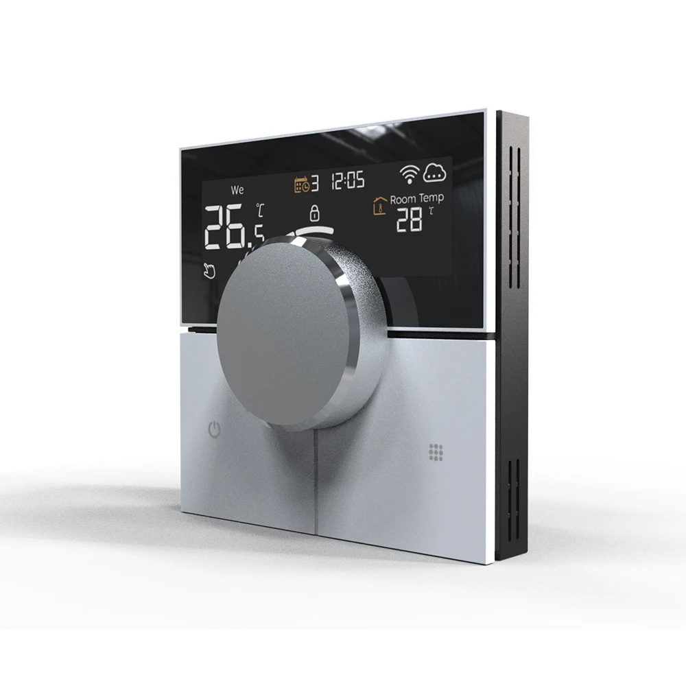 HY12 Knob Thermostat Tuya Floor Heating Controller Wifi Smart Thermostat Programmable Termostato for Underfloor Heating