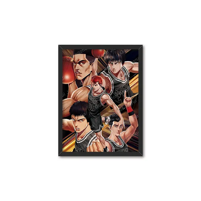 Оптовая продажа на заказ 3d манга постер Слэм Данк Marvel Hunter x аниме линзовидное изображение