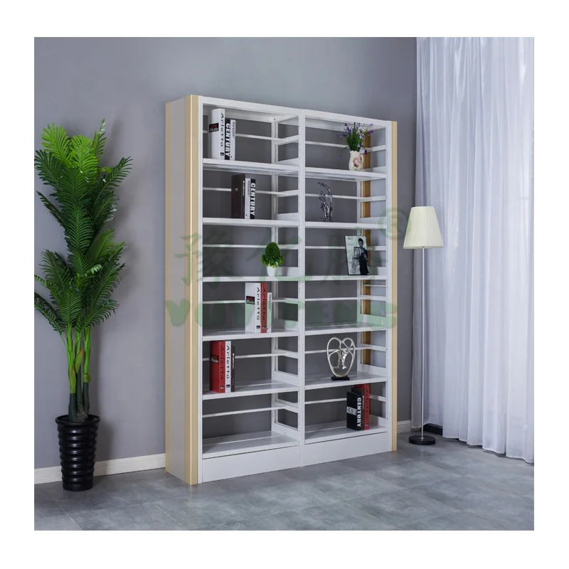 University School Library Museum Combination with Titanium Alloy and Aluminum Steel Bookshelves