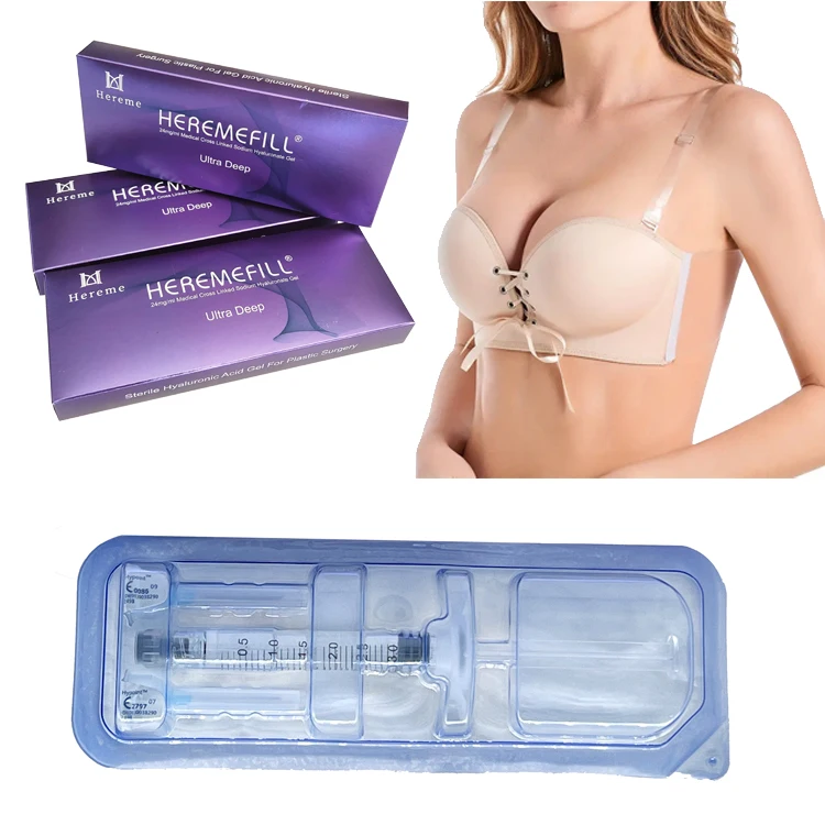 Hereme Hot sale 10ml 20ml Injectable Hyaluronic Acid Plla Injections Ampoule Breast Implants Ha Face Dermal Filler