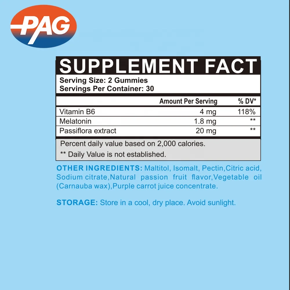 GMP Certified Sleep Well Multivitamin Melatonin Gummies Bears