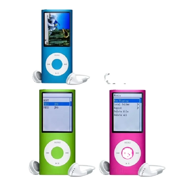 2021 New Arrival Promotional Gift Colorful Portable Mini Digital Mp3  Mp4 Player With Screen
