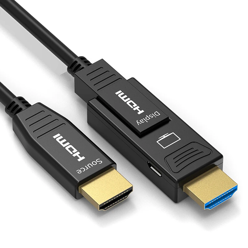  Отдельная структура 10 м/20 м/30 м/50 м AOC HDMI 2 0 в активный волоконно-оптический HDMI-кабель 4K60Hz micro type to typeA