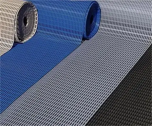 Clean Power New Design Anti-mildew PVC Hollow Two-layer Drainage Swimming Pool Mat Waterproof Floor Mat Non-slip Bath Shower Mat