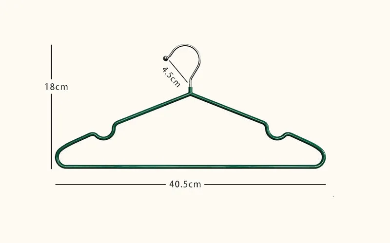 Wholesale Heavy Duty Anti-Slip Pvc Coated Plastic Metal Wire Clothes Hangers