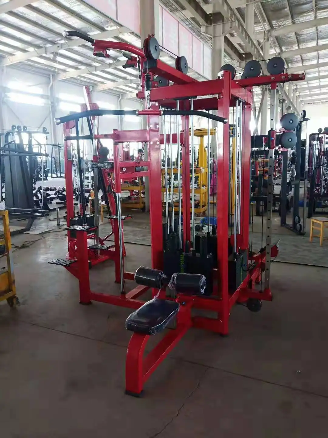 Professional Exercise Fitness Equipment Commercial Gym Equipment Multi Functional Training Multi Jungle 5 Stations