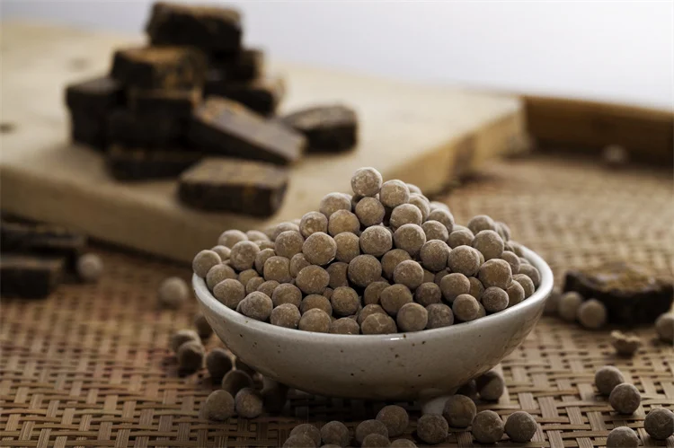 Wholesale Taiwanese Raw Brown Sugar Black 1Kg X18 Tapioca Boba Pearls Milk Tea Topping