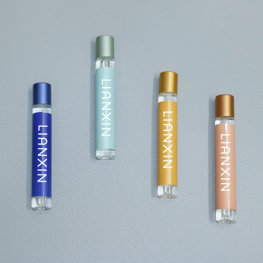 Custom Small Roll On Bottle With Plastic Ball  10 ml Perfume Roller Bottles 10ml Essential Oils