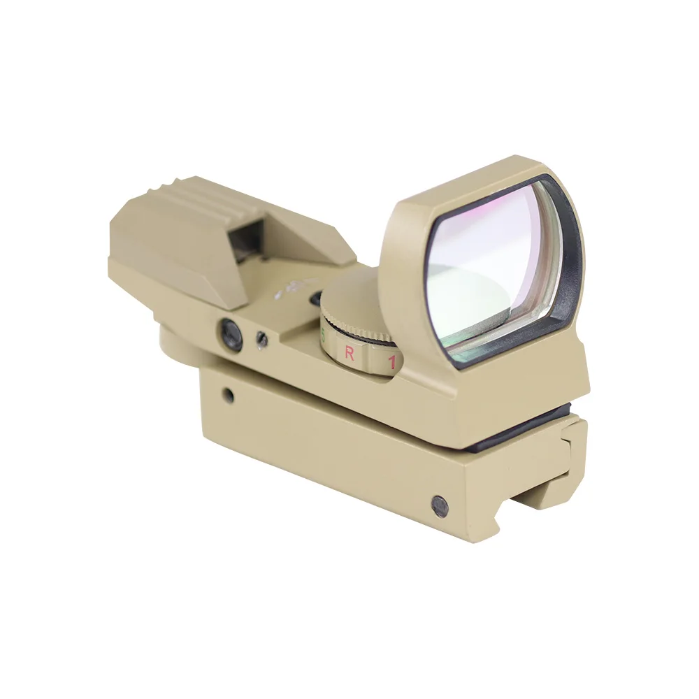Голографический HD101 1x22x33 красный зеленый точечный прицел Tan Color Reflex Sight 4 оптический
