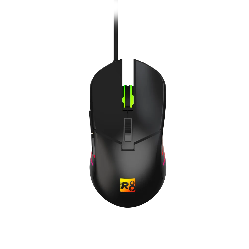 2023 Cheapest coloful rgb LED backlight wired 6D optical gaming mouse for Desktop Computer