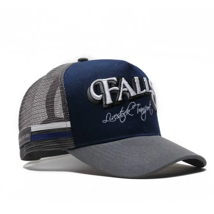 Custom Bulk Australian Quality 5 Panel High Profile Structured Cap Gorras Mesh Trucker Hat with 3D embroidered logo