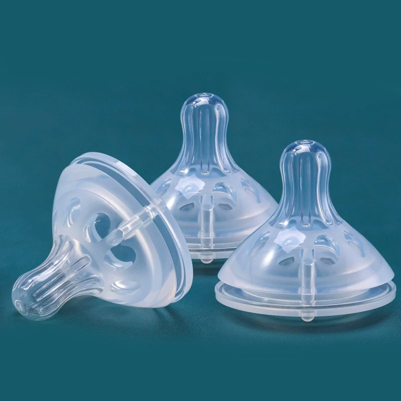 Food Grade Silicone Baby Milk Bottle Nipple with Low Price For Breast Milk Feeding Custom Baby Bottle Nipple