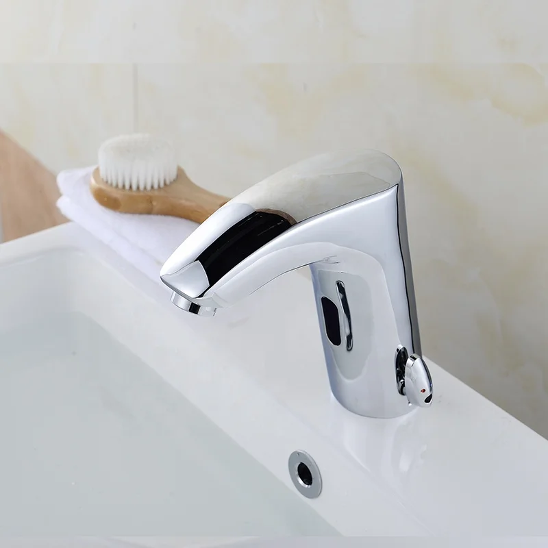 Faucet Sensor Bathroom Automatic Hands Touch Free Water Saving Inductive Electric Water Tap Basin faucets automatic