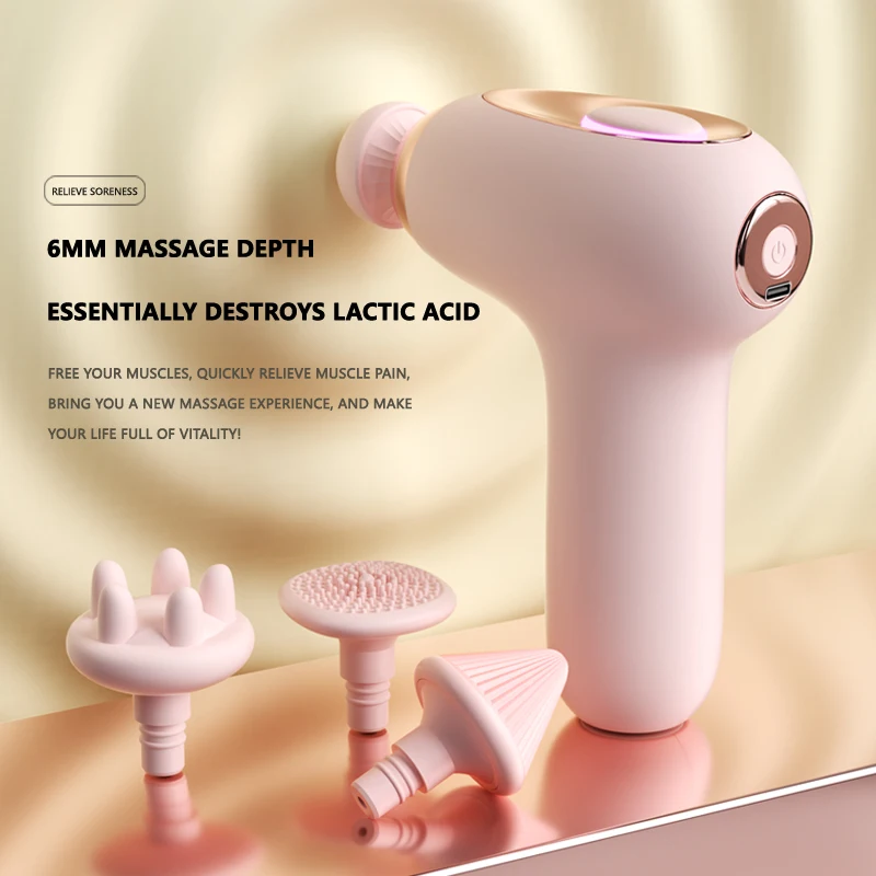 Hot Selling Deep Tissue Percussion Massager Wireless Fitness Electric Muscle Massager Gun Portable Mini Fascial Massager Gun