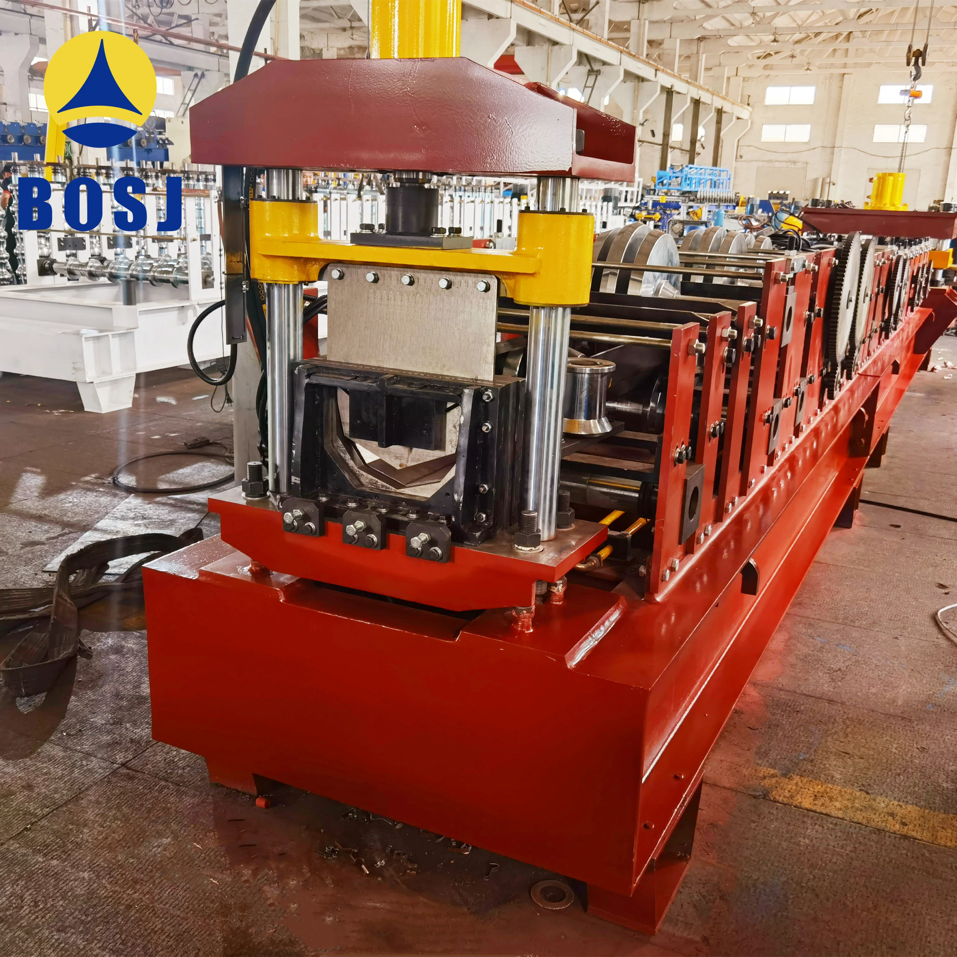 Greenhouse Waterdown Galvanized Metal Rain Gutter Profile Cold Roll Forming Machine