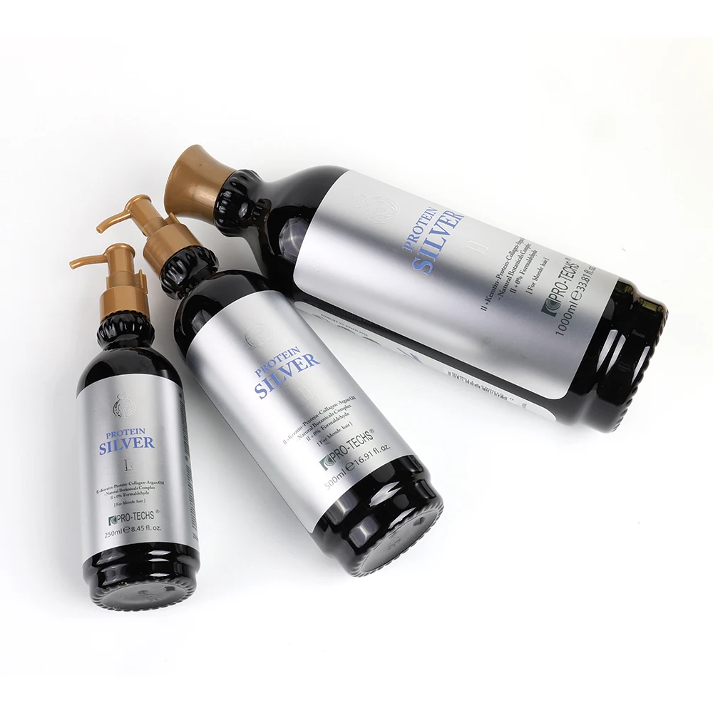 OEM Professional Salon Use Collagen Botanicals Silver Hair Keratin Straightening Brazilian for Blonde Hair
