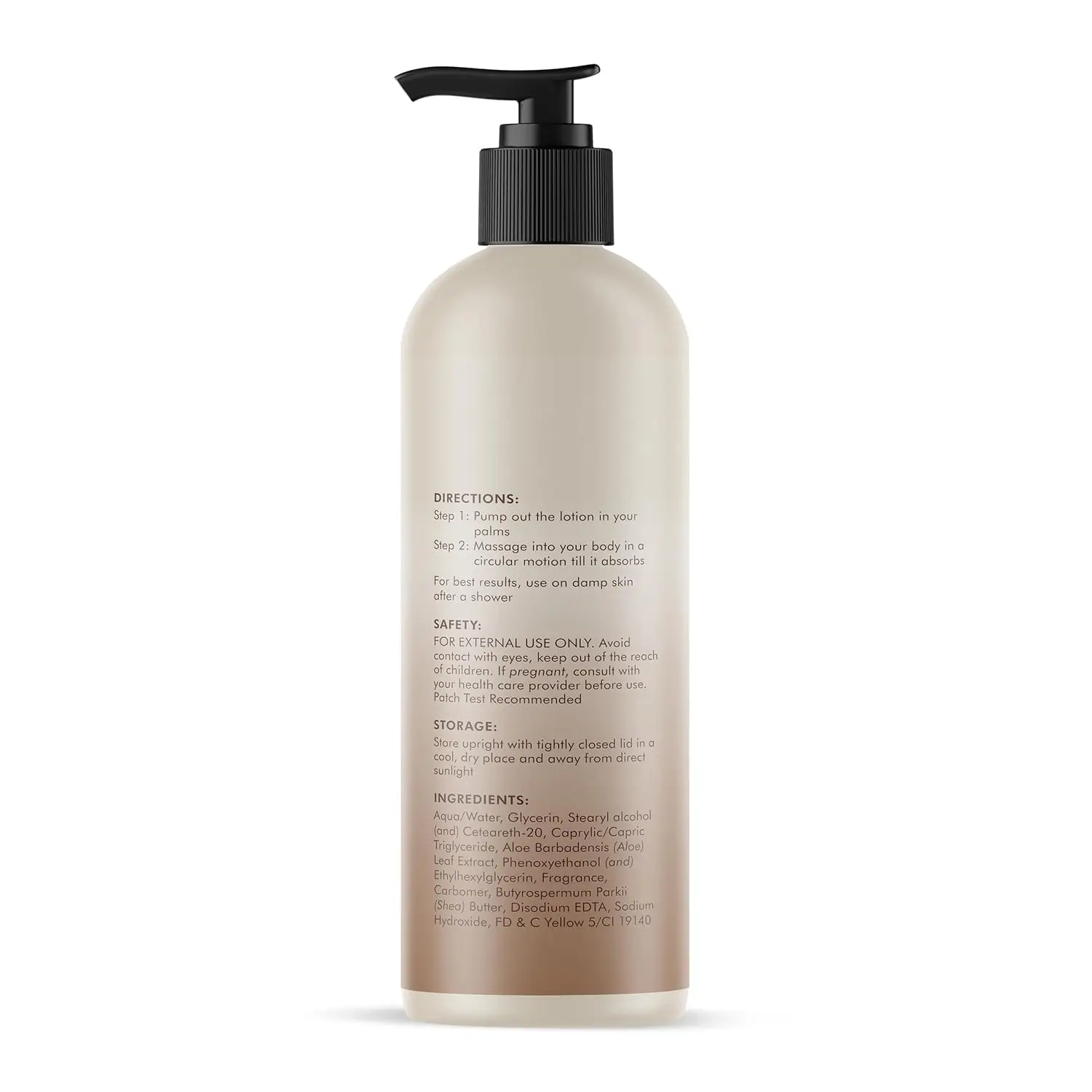 Private Label Natural African Shea Body Lotion Non-Greasy Long-Lasting Moisturizer for Dry & Sensitive Skin with Olive Oil