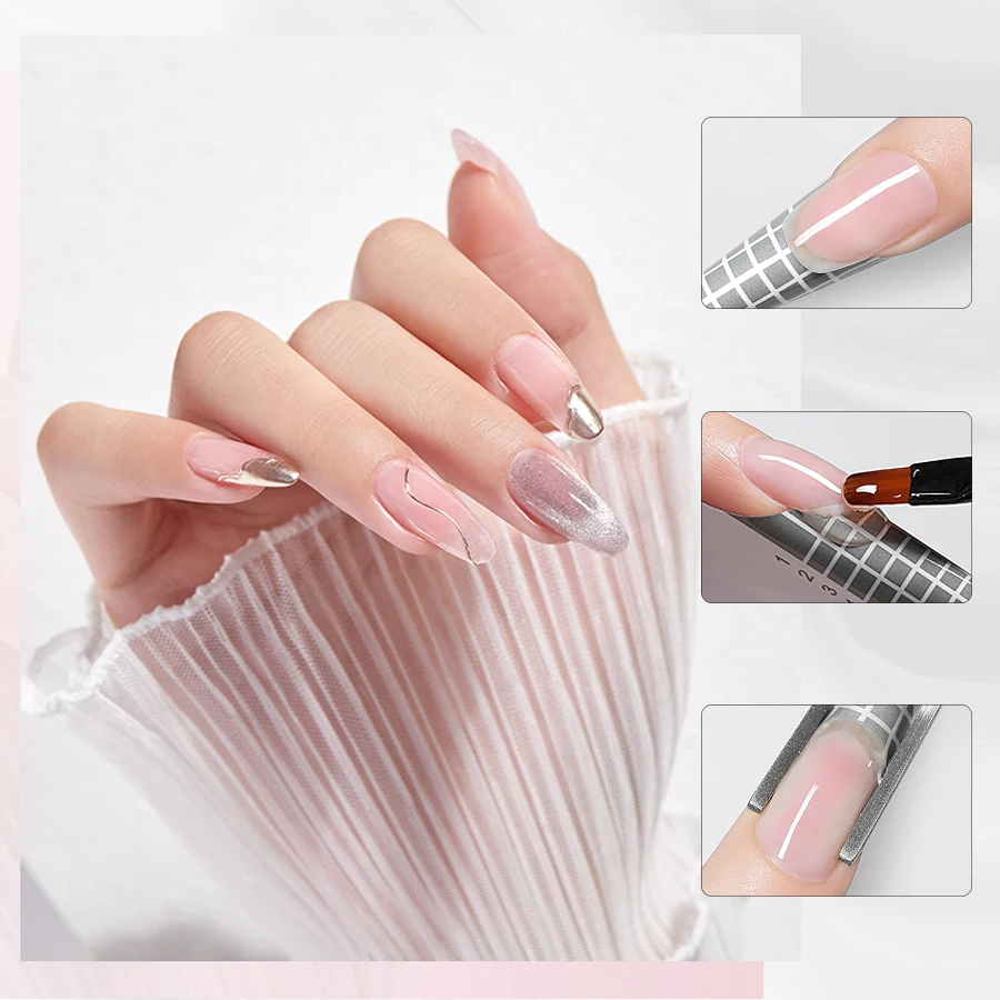 Nail salon painting art extend varnish low MOQ customization free sample soak off UV nail extension builder poly gel polish