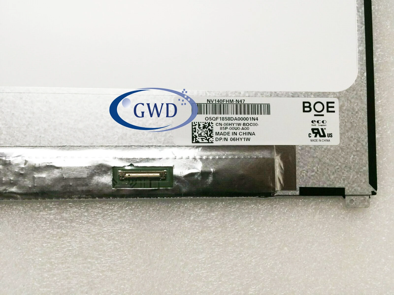 NV140FHM-N47 N140HCE-G52 for Dell Latitude 7480 7490 FHD LCD Screen Display