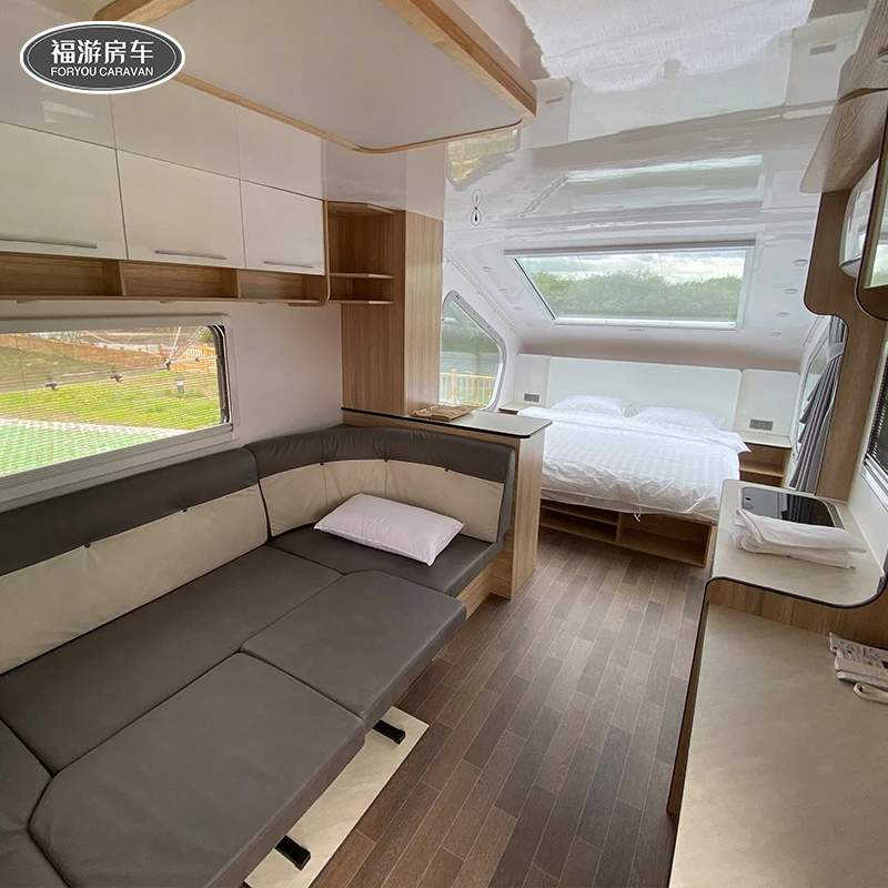 Reliable  Quality Luxury Large Travel Trailer Rv Camper  Trailer caravan