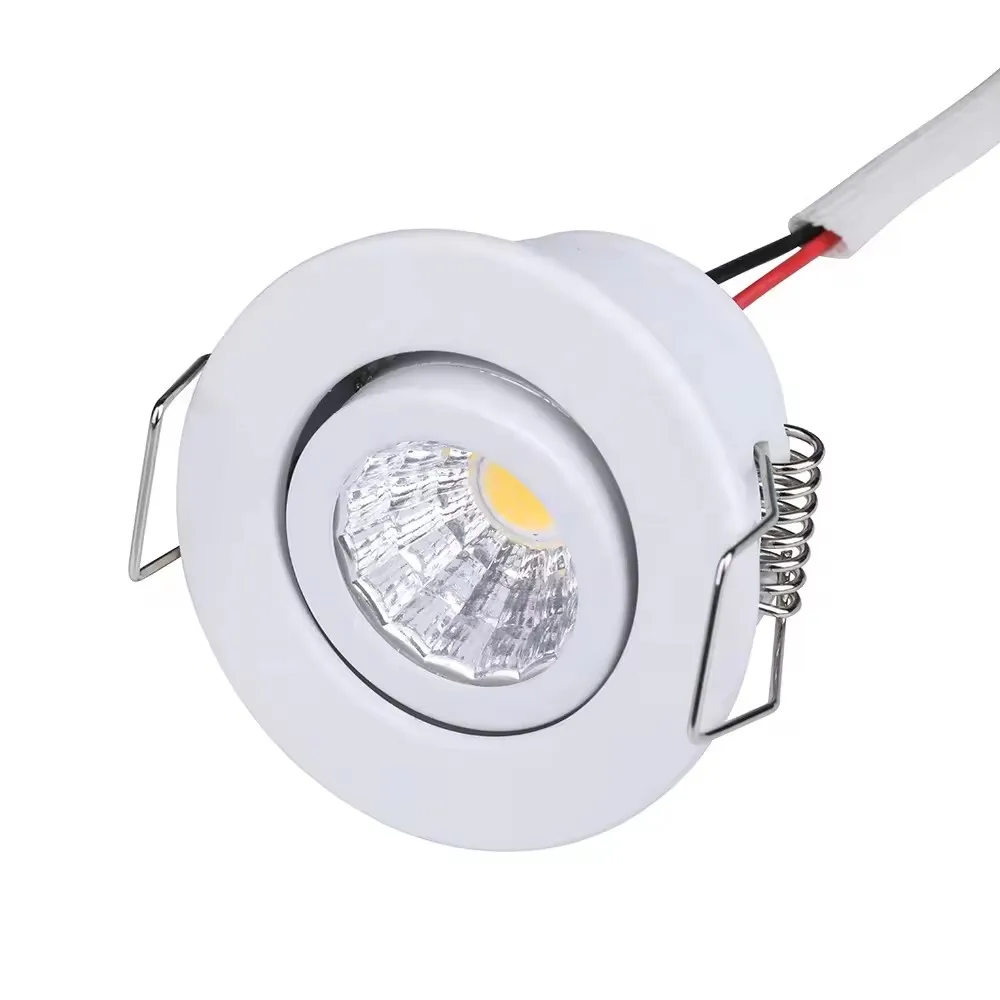 Benory tw 2000K-6000K/ 24v knx dali tuya dimmable led downlights 60D beam angle ceiling light 3W recessed mini led downlight