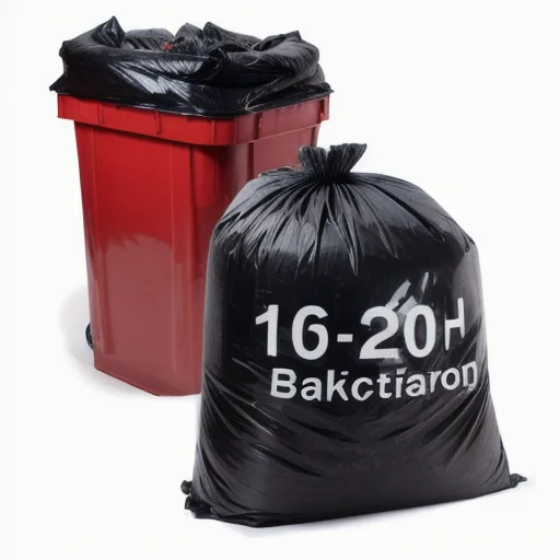 Strong heavy duty plastic recycled pe construction contractor 33 gallon heavy duty black industrial trash garbage bags