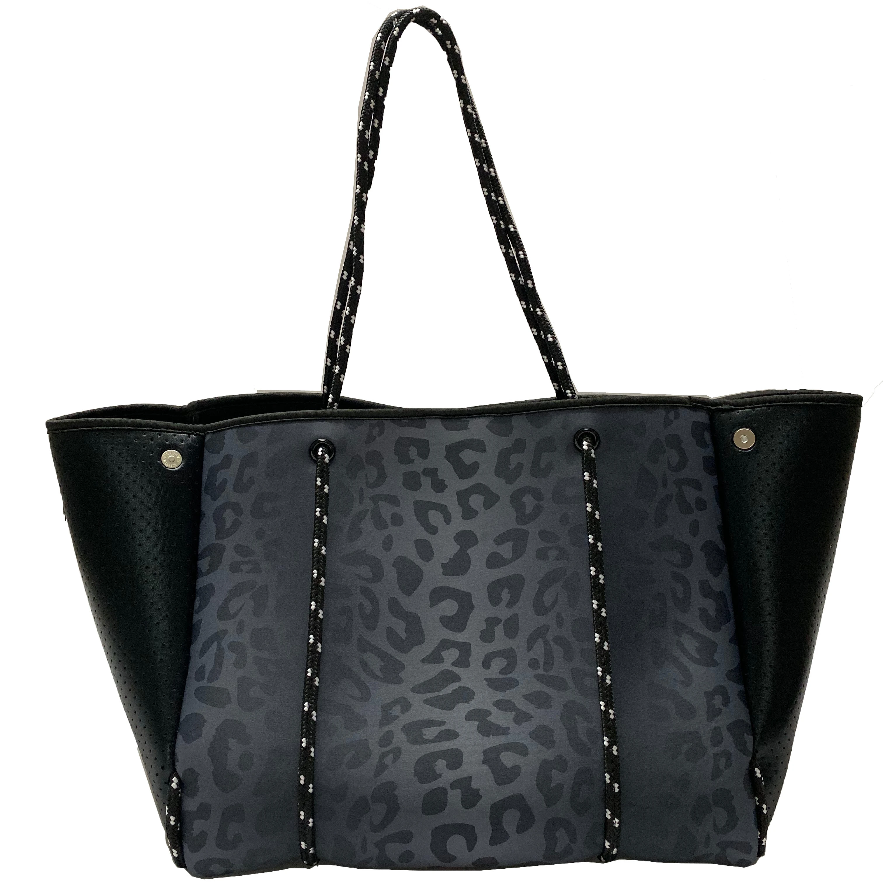 2020 leopard printing neoprene shoulder bag