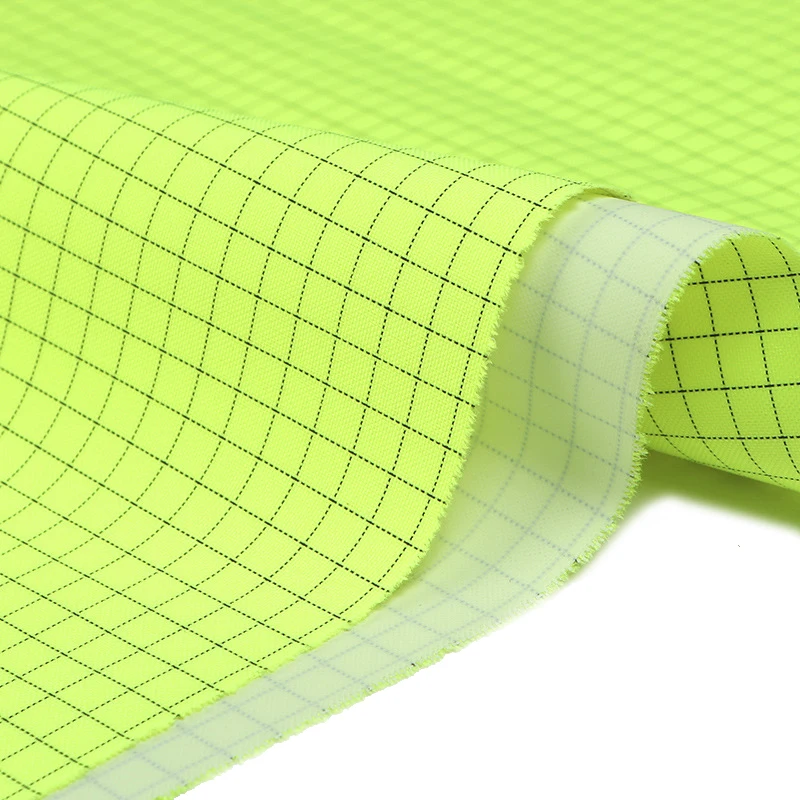Anti-static Anti static ESD Dust Filter Polyester Monofilament Fabric Antistatic ESD Grid Fabric For Workwear Raincoat
