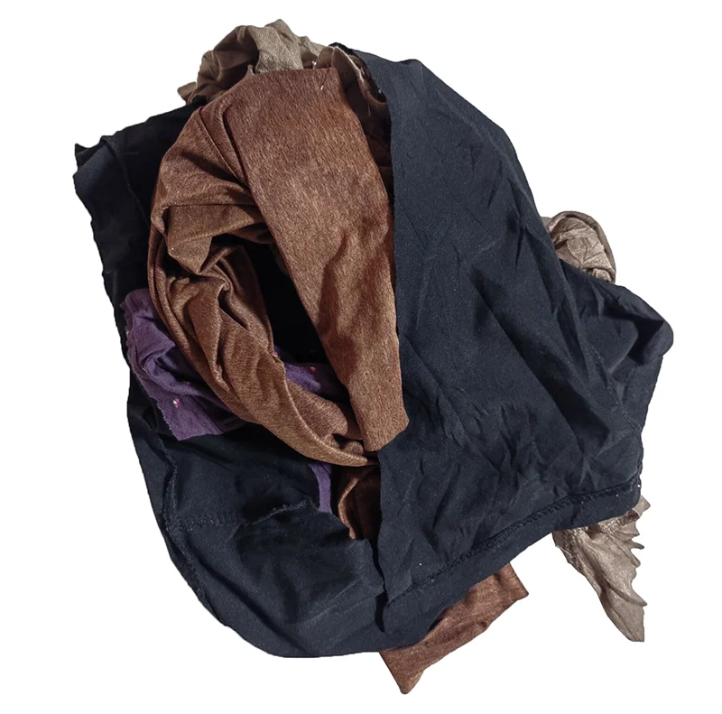 Dark Color Industrial Cotton Rag Colour Mixed Cotton Waste Rags Cloth