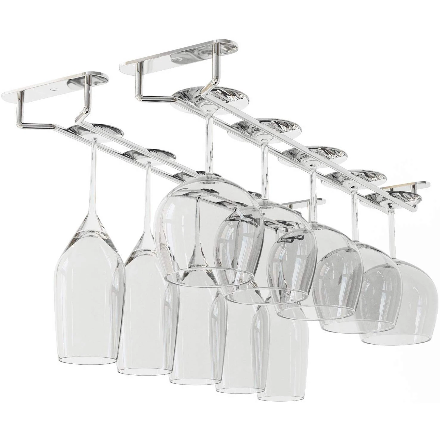Хит продаж хромированная вешалка из нержавеющей стали для кухни и бара подставка под шкаф