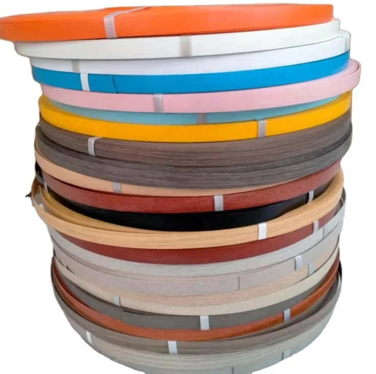 Good price furniture decorative matt and embossing pvc edge banding plastic tape strip
