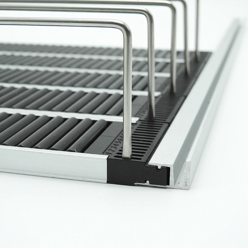 gravity feed roller shelf push  for refrigerator cooler freezer supermarket display shelves