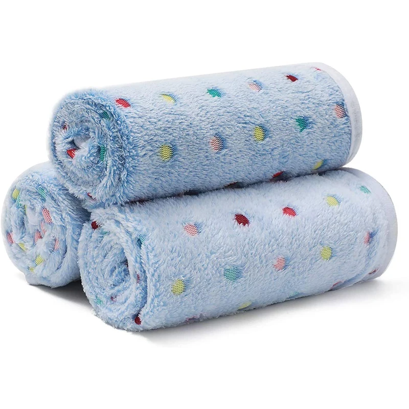 Super Soft 100% Polyester Waterproof Plush Pet Blanket Sherpa Fleece Printed Dog Blanket